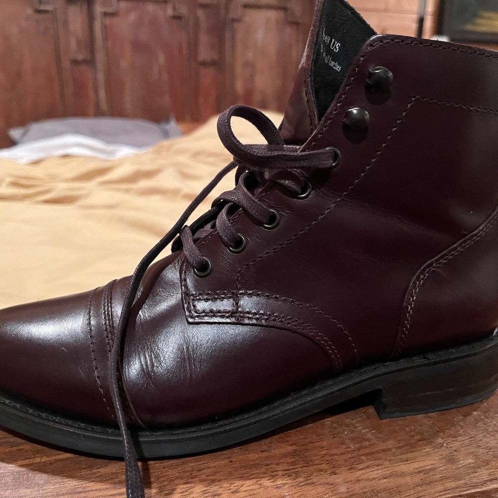 Thursday Boot Co. Captain Brown Leather, Size 8 Boots - Picture 7 of 11